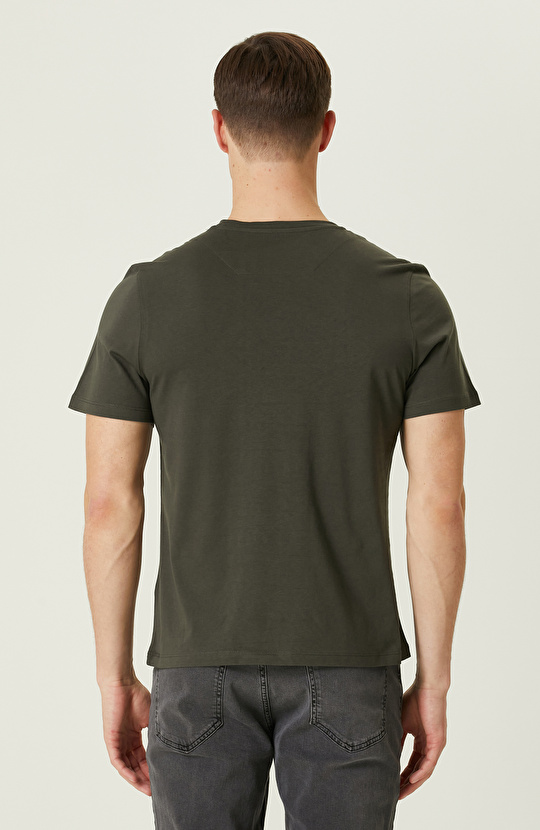 Haki Baskılı T-Shirt