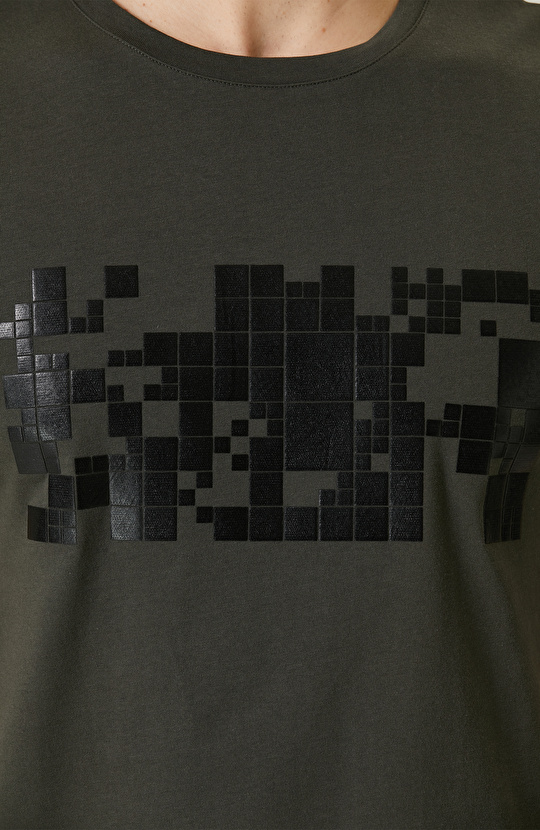 Haki Baskılı T-Shirt