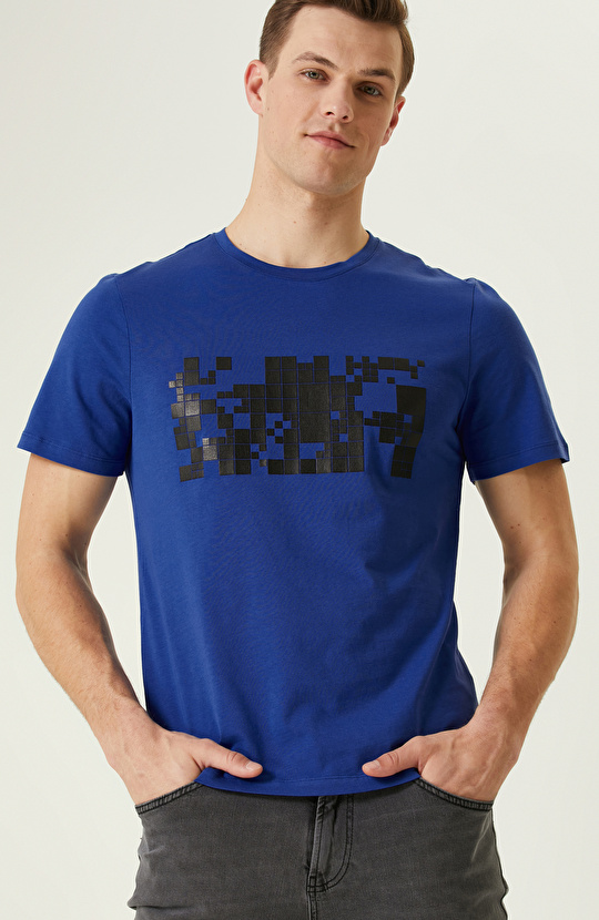 Saks Baskılı T-Shirt
