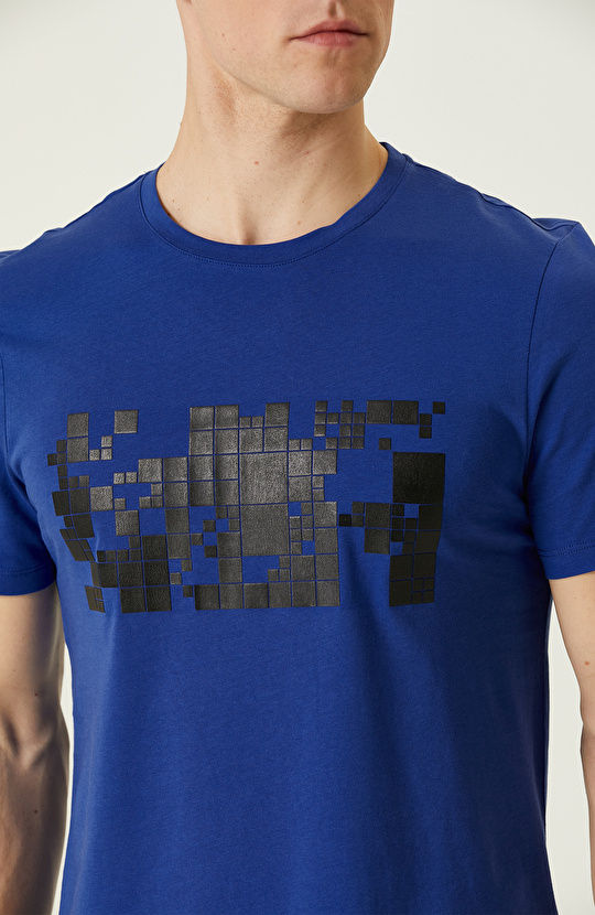 Saks Baskılı T-Shirt