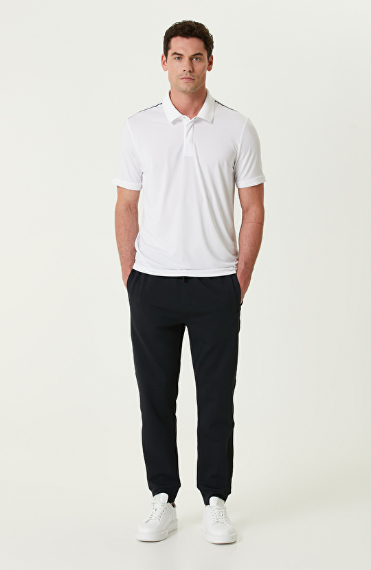 N-Tech Beyaz Polo Yaka T-shirt