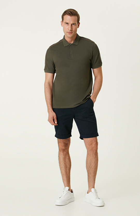 Haki Polo Yaka T-shirt
