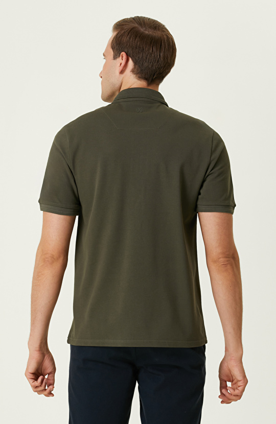 Haki Polo Yaka T-shirt