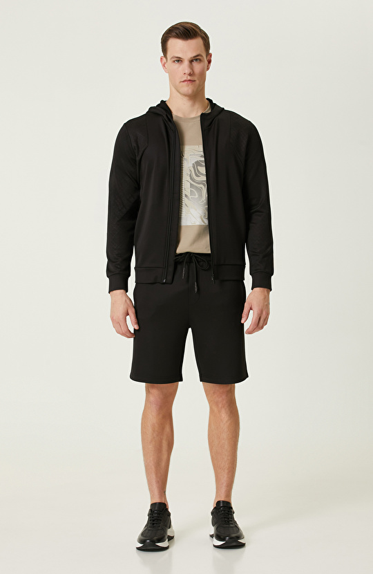 N-Tech Bej Baskılı T-Shirt