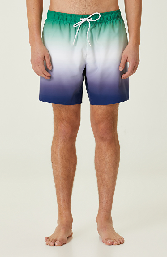 Yeşil Beyaz Degradeli Mayo