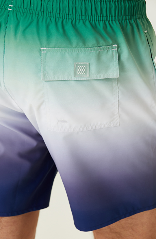 Yeşil Beyaz Degradeli Mayo