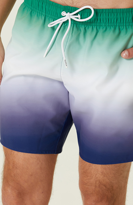 Yeşil Beyaz Degradeli Mayo