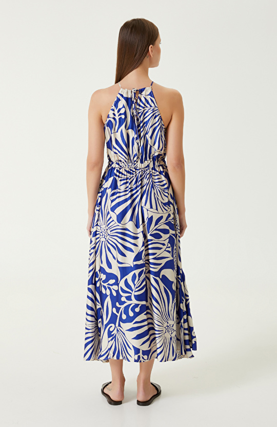 Sax Print Dress
