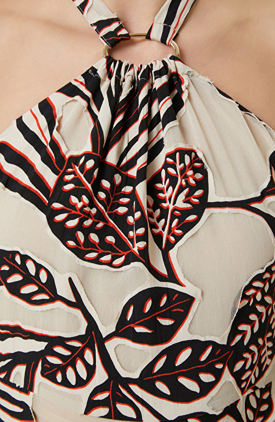 Limited Bej Maxi Elbise
