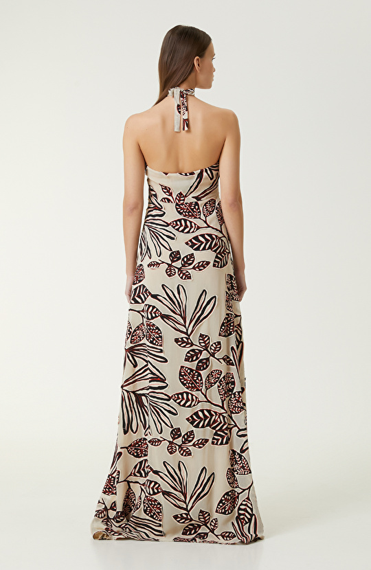 Limited Bej Maxi Elbise