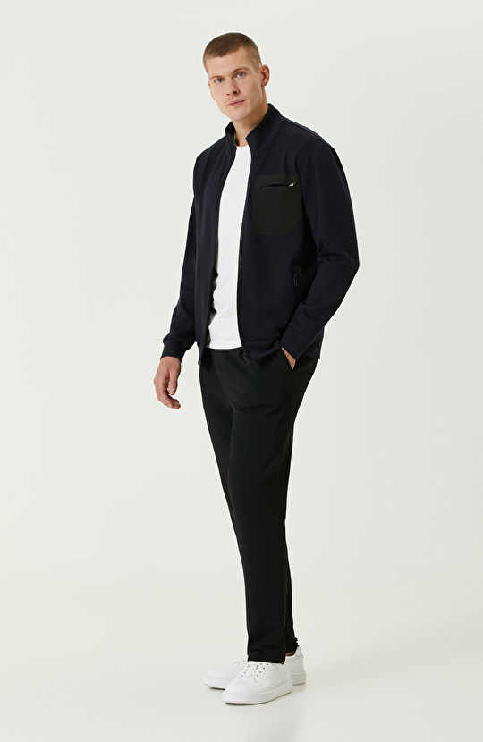 Lacivert N-Tech Fermuarlı SweaTshirt