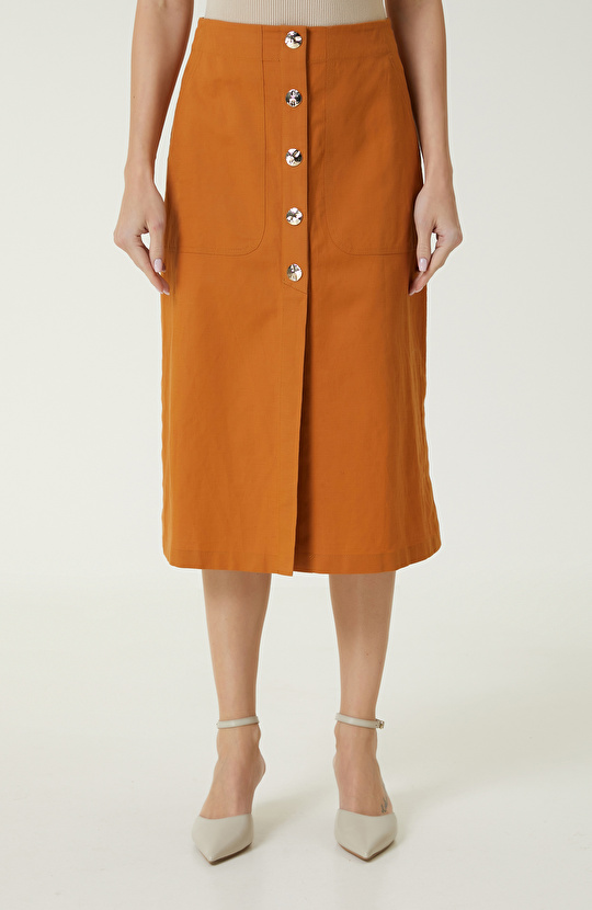  Tarçın Midi Boy Etek