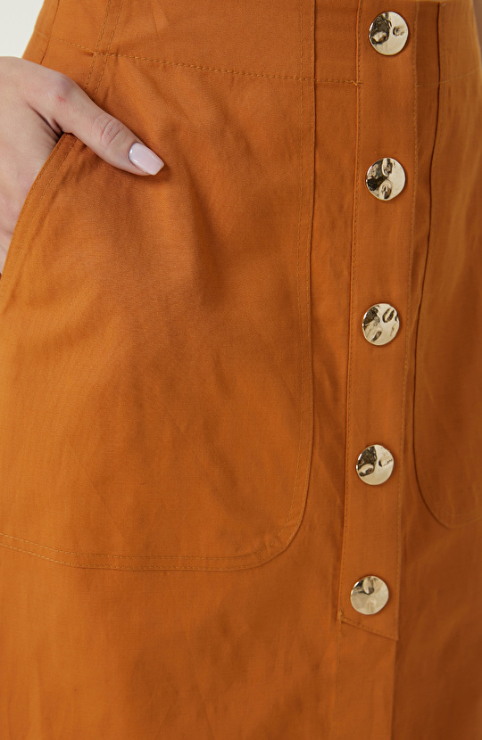  Tarçın Midi Boy Etek