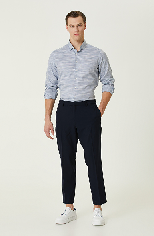 Mavi Degradeli Gömlek