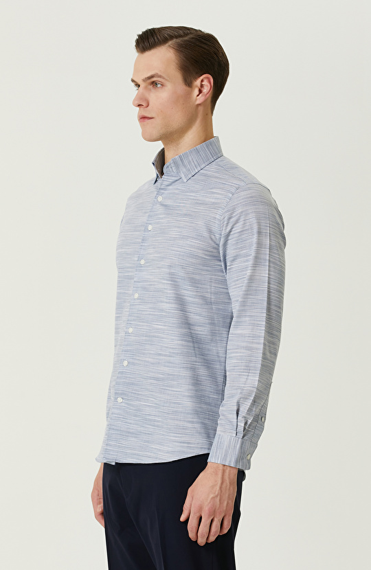 Mavi Degradeli Gömlek