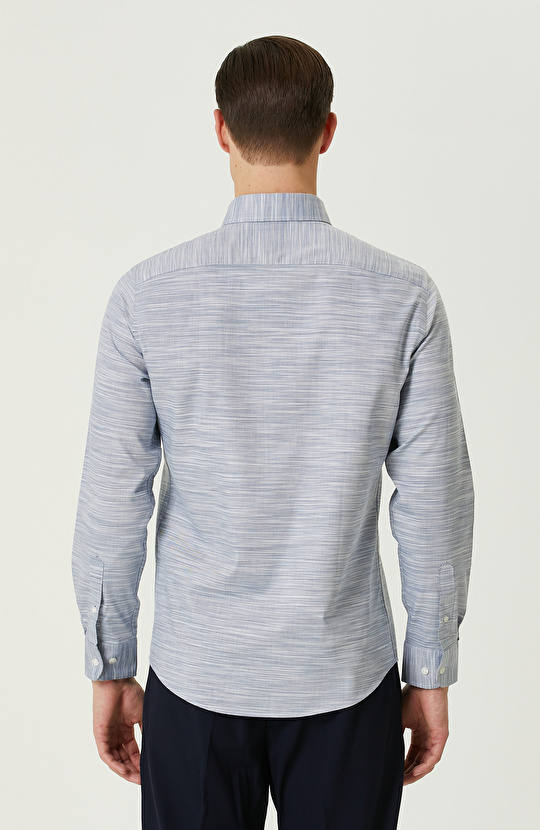 Mavi Degradeli Gömlek