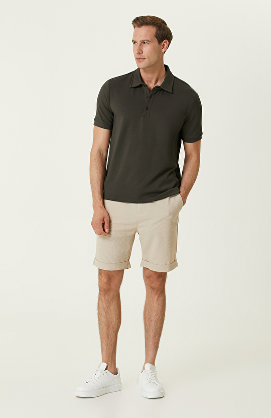 Haki Polo Yaka T-shirt