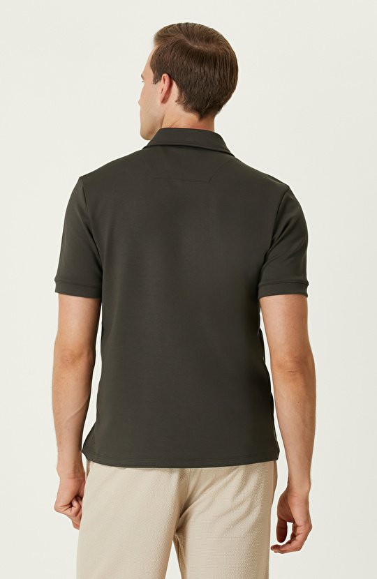 Haki Polo Yaka T-shirt