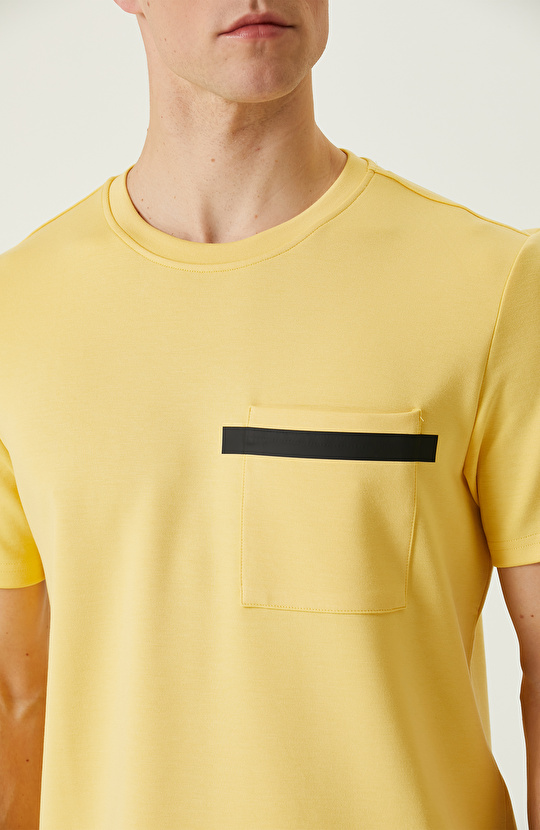 Sarı Baskılı T-shirt