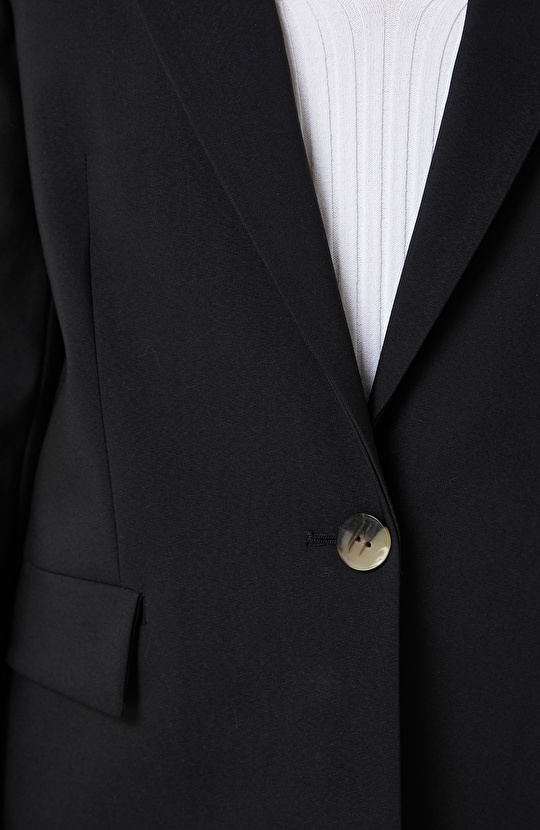Siyah Basic Blazer