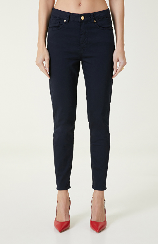 Lacivert Casual Pantolon