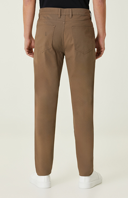 Vizon Diyagonal Casual Pantolon