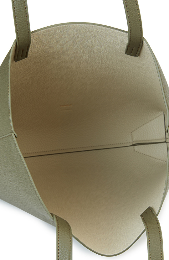 Bej Haki Çift Taraflı Kadın Çanta