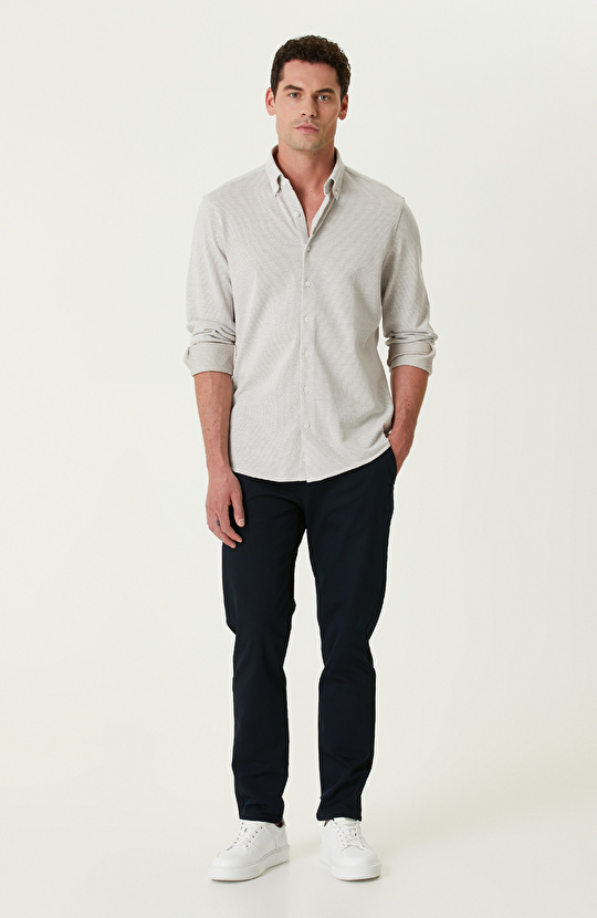 Lacivert Chino Pantolon