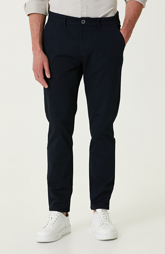 Lacivert Chino Pantolon