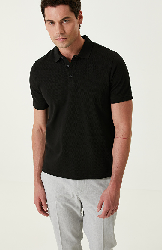 Siyah Polo T-shirt