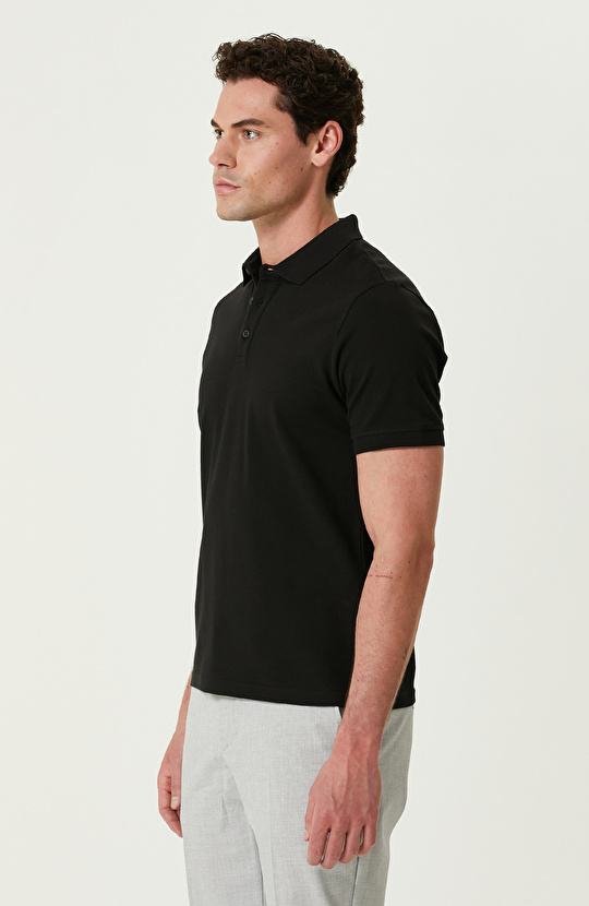 Siyah Polo T-shirt