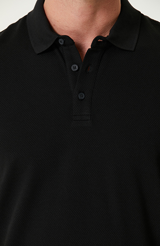 Siyah Polo T-shirt
