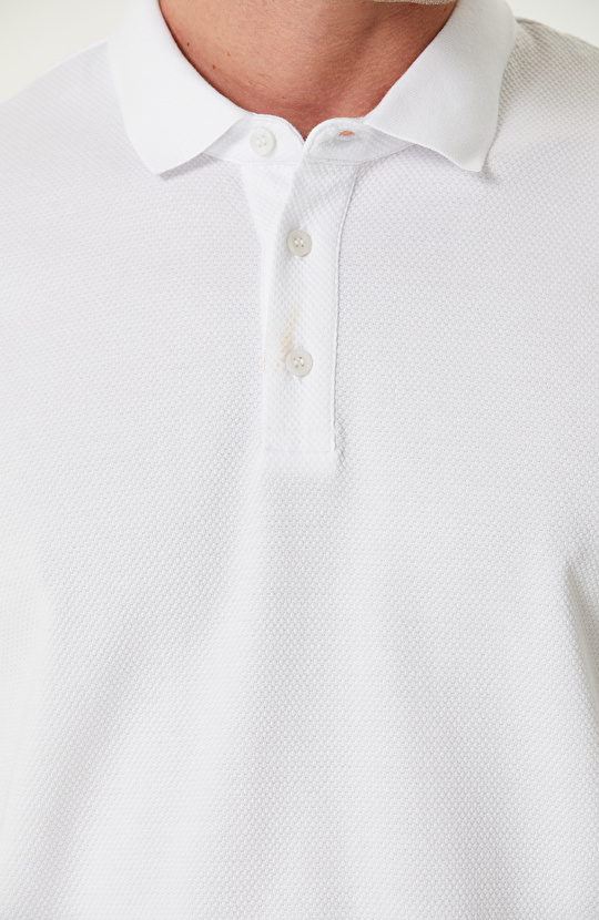 Beyaz Polo T-shirt