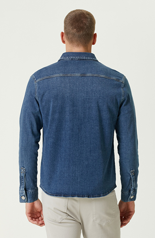 İndigo Denim Gömlek