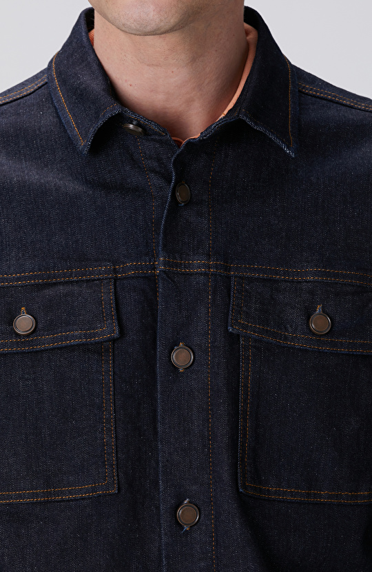 Lacivert Denim Gömlek