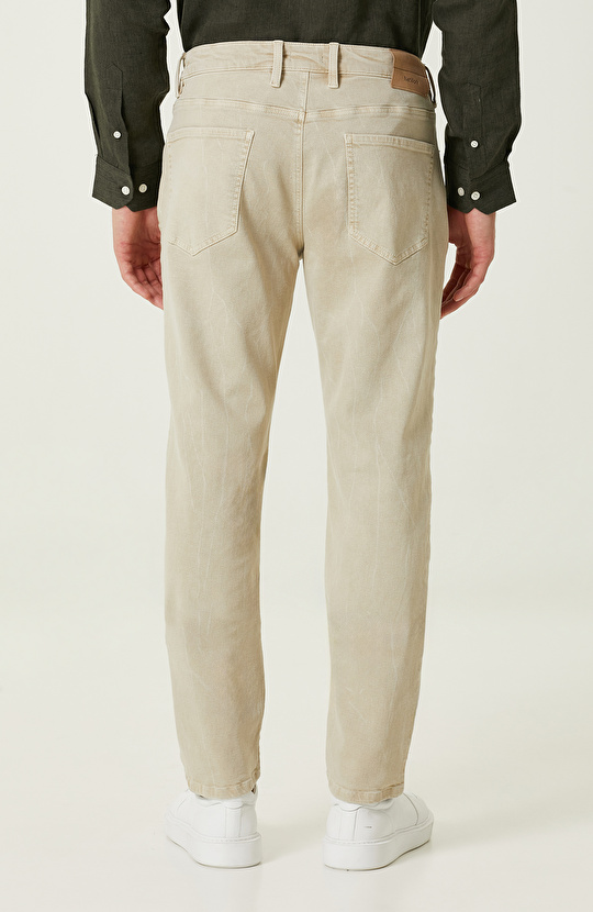 Açık Haki Denim Pantolon