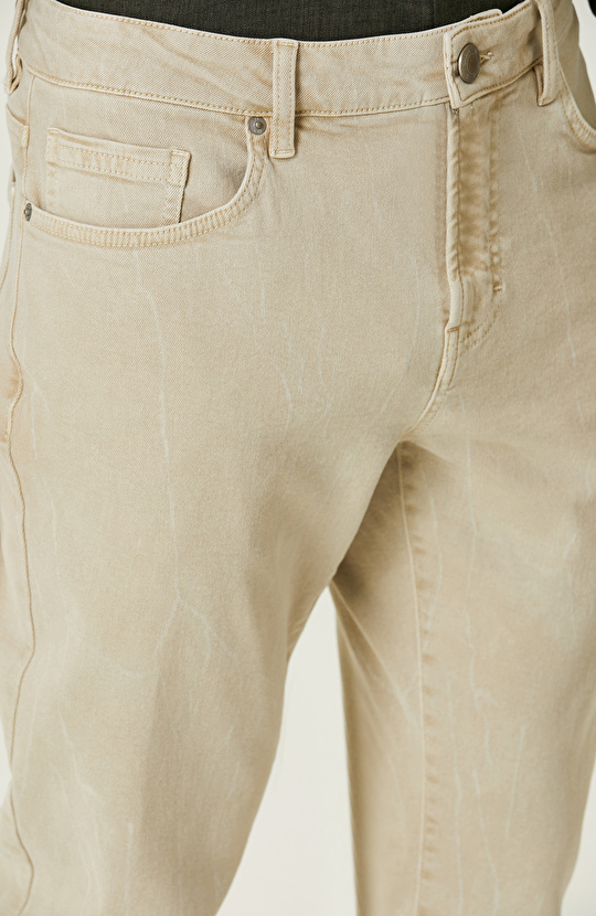 Açık Haki Denim Pantolon