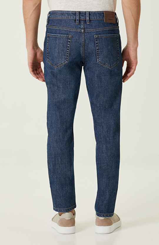 Lacivert Denim Pantolon