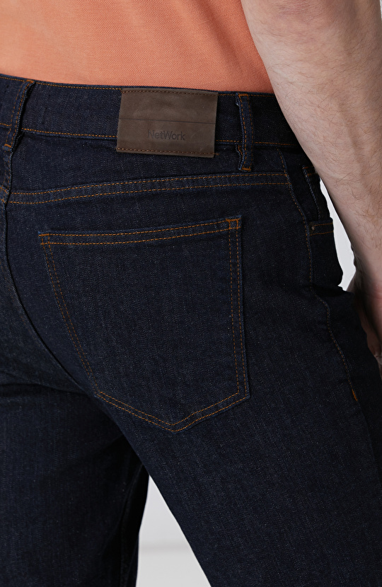 Lacivert Denim Pantolon