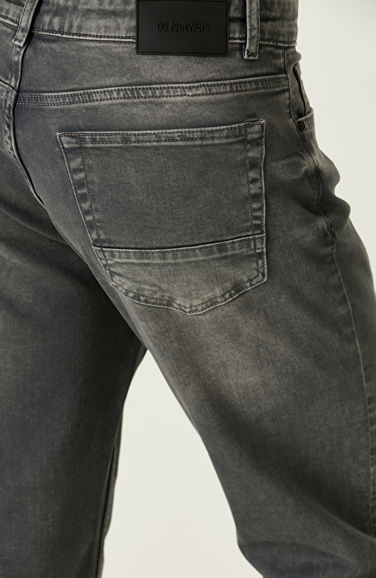 Antrasit Denim Pantolon