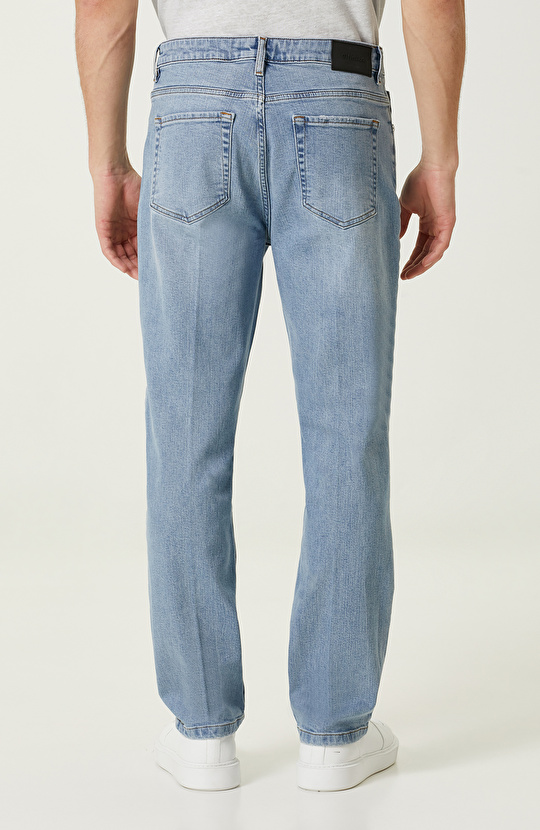 Buz Mavisi Denim Pantolon