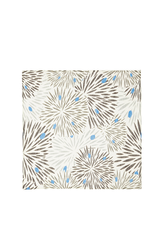 Bej Kadın Keten Fular