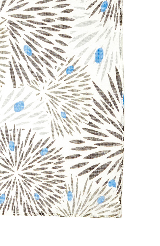 Bej Kadın Keten Fular