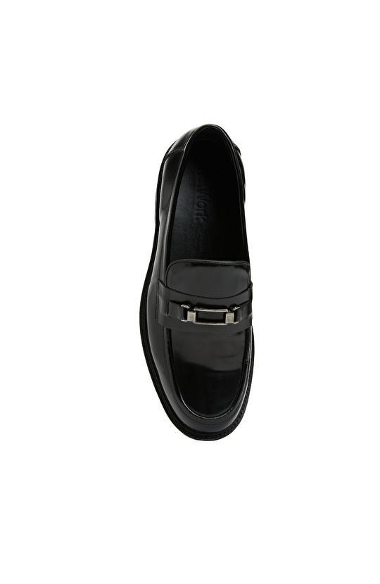 Siyah Erkek Deri Loafer