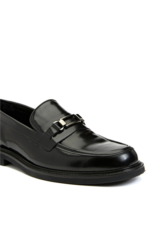 Siyah Erkek Deri Loafer