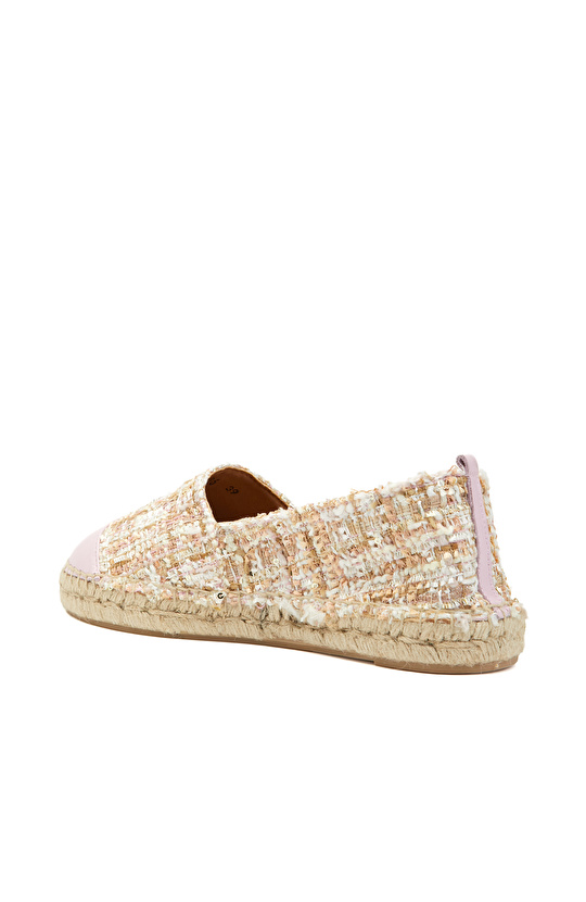 Bej Desenli Kadın Espadril