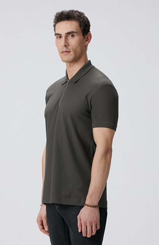 Haki Polo Yaka T-shirt