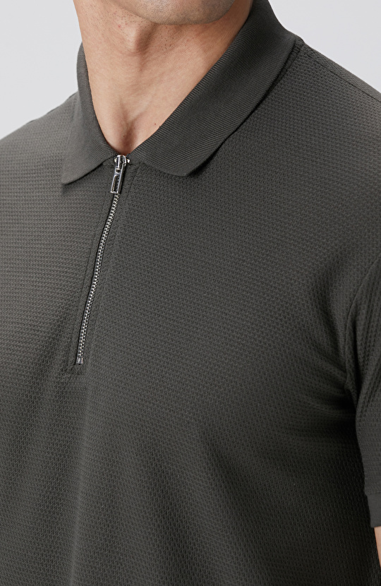 Haki Polo Yaka T-shirt