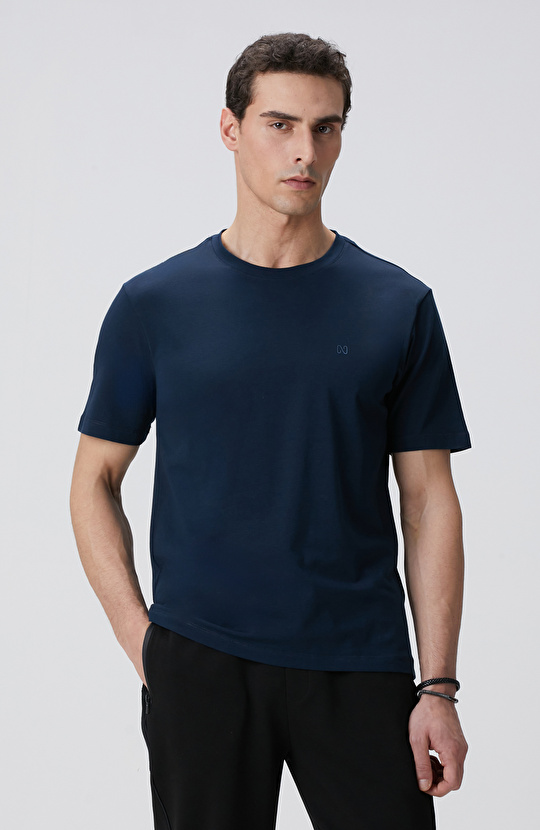 Lacivert Basic T-shirt