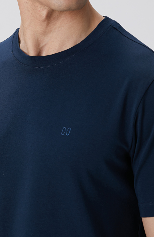 Lacivert Basic T-shirt